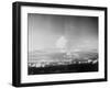 View of Hydrogen Bomb Mushroom Cloud Rising-null-Framed Photographic Print