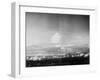 View of Hydrogen Bomb Mushroom Cloud Rising-null-Framed Photographic Print