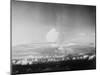 View of Hydrogen Bomb Mushroom Cloud Rising-null-Mounted Photographic Print