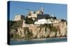 View of Ibiza Old Town and Dalt Vila, Ibiza, Balearic Islands, Spain, Mediterranean, Europe-Emanuele Ciccomartino-Stretched Canvas
