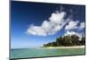 View of Idyllic Belle Mare Beach Showing Blue Sky-Lee Frost-Mounted Photographic Print