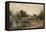 View of Iffley from the River, 1841-Peter De Wint-Framed Stretched Canvas