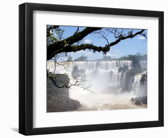 View of Iguassu Falls and Jungle, Argentina-Michele Molinari-Framed Photographic Print