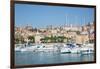 View of Imperia Harbour, Imperia, Liguria, Italy, Europe-Frank Fell-Framed Premium Photographic Print