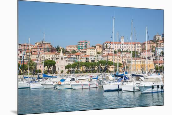 View of Imperia Harbour, Imperia, Liguria, Italy, Europe-Frank Fell-Mounted Premium Photographic Print