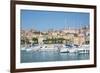 View of Imperia Harbour, Imperia, Liguria, Italy, Europe-Frank Fell-Framed Photographic Print