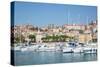 View of Imperia Harbour, Imperia, Liguria, Italy, Europe-Frank Fell-Stretched Canvas