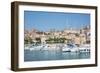 View of Imperia Harbour, Imperia, Liguria, Italy, Europe-Frank Fell-Framed Photographic Print