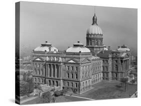 View of Indiana State Capitol-Philip Gendreau-Stretched Canvas