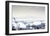 View of Industrial Boats on the Ayeyarwady River (Irrawaddy) River, Sagaing, Myanmar (Burma)-Alex Robinson-Framed Photographic Print