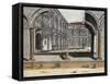 View of Inner Courtyard of Old University in Bologna, Joan Blaeu, Italy, 17th Century-null-Framed Stretched Canvas