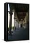 View of Inner Courtyard of Palazzo Dei Diamanti-null-Framed Stretched Canvas