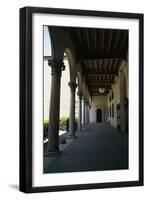 View of Inner Courtyard of Palazzo Dei Diamanti-null-Framed Giclee Print