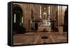 View of Interior of Basilica of St Theresa of Child Jesus, Anzio, Lazio, Italy-null-Framed Stretched Canvas