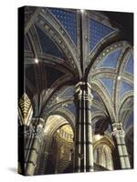 View of Interior of Cathedral of St Mary of Assumption, Siena, Tuscany, Italy, 12th-17th Century-null-Stretched Canvas