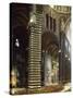 View of Interior of Cathedral of St Mary of Assumption, Siena, Tuscany, Italy, 12th-17th Century-null-Stretched Canvas