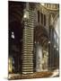 View of Interior of Cathedral of St Mary of Assumption, Siena, Tuscany, Italy, 12th-17th Century-null-Mounted Giclee Print