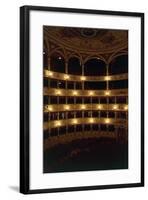 View of Interior of Giuseppe Verdi Theatre-null-Framed Giclee Print