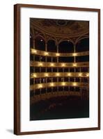 View of Interior of Giuseppe Verdi Theatre-null-Framed Giclee Print