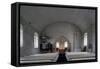 View of Interior of Oldest Latvian Church, Krimulda, Vidzeme, Latvia-null-Framed Stretched Canvas