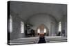 View of Interior of Oldest Latvian Church, Krimulda, Vidzeme, Latvia-null-Stretched Canvas