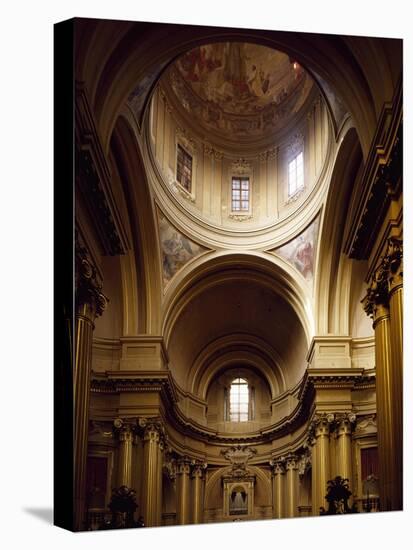 View of Interior of Sanctuary of Madonna of San Luca, Bologna, Emilia-Romagna, Italy-null-Stretched Canvas