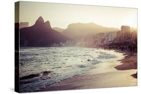 View Of Ipanema Beach In The Evening, Brazil-Mariusz Prusaczyk-Stretched Canvas