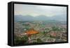 View of Ipoh and Kinta Valley, Ipoh, Perak, Malaysia, Southeast Asia, Asia-Jochen Schlenker-Framed Stretched Canvas