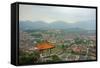 View of Ipoh and Kinta Valley, Ipoh, Perak, Malaysia, Southeast Asia, Asia-Jochen Schlenker-Framed Stretched Canvas