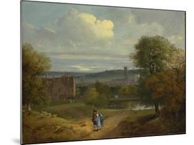 View of Ipswich from Christchurch Park-Thomas Gainsborough-Mounted Giclee Print