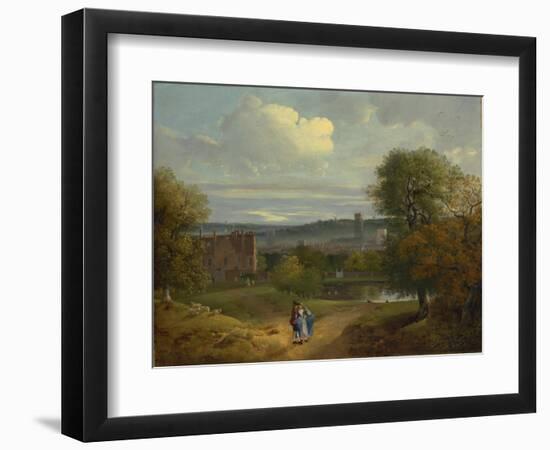 View of Ipswich from Christchurch Park-Thomas Gainsborough-Framed Giclee Print