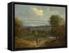 View of Ipswich from Christchurch Park-Thomas Gainsborough-Framed Stretched Canvas