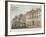 View of Ironmongers' Hall and People and a Coach in Fenchurch Street, City of London, 1811-null-Framed Giclee Print