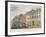 View of Ironmongers' Hall and People and a Coach in Fenchurch Street, City of London, 1811-null-Framed Giclee Print