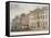 View of Ironmongers' Hall and People and a Coach in Fenchurch Street, City of London, 1811-null-Framed Stretched Canvas