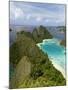 View of Islands Covered With Vegetation, Raja Ampat, New Guinea Island, Indonesia-null-Mounted Photographic Print
