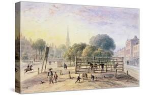 View of Islington Pound, 1850-Thomas Hosmer Shepherd-Stretched Canvas