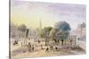 View of Islington Pound, 1850-Thomas Hosmer Shepherd-Stretched Canvas