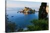 View of Isola Bella Island, Taormina, Sicily, Italy-Peter Adams-Stretched Canvas
