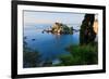 View of Isola Bella Island, Taormina, Sicily, Italy-Peter Adams-Framed Photographic Print