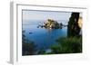 View of Isola Bella Island, Taormina, Sicily, Italy-Peter Adams-Framed Photographic Print