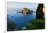 View of Isola Bella Island, Taormina, Sicily, Italy-Peter Adams-Framed Photographic Print