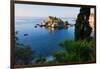 View of Isola Bella Island, Taormina, Sicily, Italy-Peter Adams-Framed Photographic Print