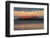 View of Isola di Tavolara at sunset from Olbia, Olbia, Sardinia, Italy, Mediterranean, Europe-Frank Fell-Framed Photographic Print