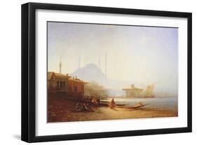 View of Istanbul, 1864-Felix Ziem-Framed Giclee Print
