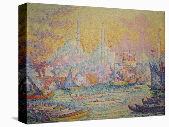 View of Istanbul, 1907-Paul Signac-Stretched Canvas