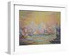 View of Istanbul, 1907-Paul Signac-Framed Giclee Print