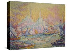 View of Istanbul, 1907-Paul Signac-Stretched Canvas