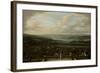 View of Istanbul from the Dutch Embassy at Pera, c.1720-37-Jean Baptiste Vanmour-Framed Giclee Print