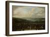 View of Istanbul from the Dutch Embassy at Pera, Jean Baptiste Vanmour-Jean Baptiste Vanmour-Framed Art Print